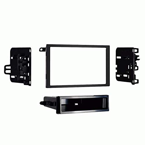 Carxtc Double or Single Din Install Car Stereo Dash Kit for a Aftermarket Radio Fits 1995 Buick Park Avenue Trim Bezel is Black