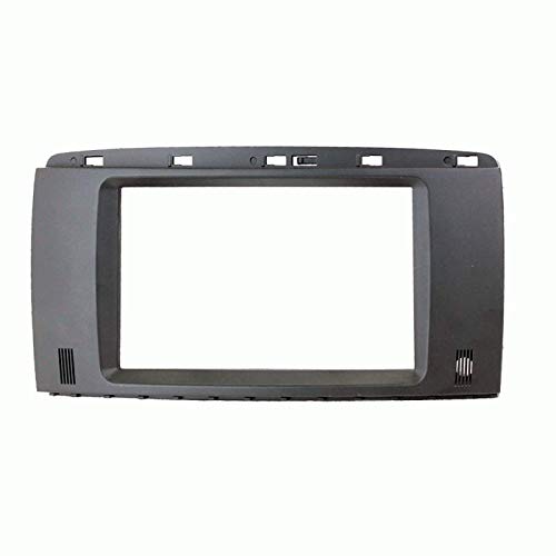 Carxtc Double Din Install Car Stereo Dash Kit for a Aftermarket Radio Fits 2009-2011 Mercedes R-Class Trim Bezel is Painted Black