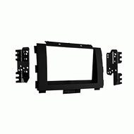 Carxtc Double Din Install Car Stereo Dash Kit for a Aftermarket Radio Fits 2015-2018 Kia Sedona Trim Bezel is Painted Matte Black