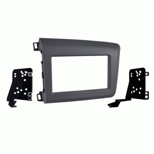 Carxtc Double Din Install Car Stereo Dash Kit for a Aftermarket Radio Fits 2012 Honda Civic Trim Bezel is Painted to Match Factory Finish