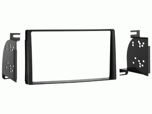 Carxtc Double Din Install Car Stereo Dash Kit for a Aftermarket Radio Fits 2007-2008 Hyundai Entourage Trim Bezel is Black