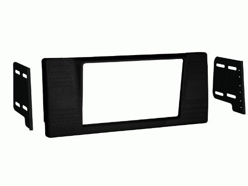 Carxtc Double Din Install Car Stereo Dash Kit for a Aftermarket Radio Fits 1997-2000 BMW 5 Series, Alpina D10 Trim Bezel is Painted A Scratch Resistant Matte Black Non Navigation Replacement