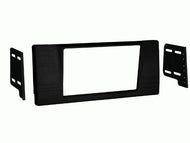Carxtc Double Din Install Car Stereo Dash Kit for a Aftermarket Radio Fits 2001-2003 BMW 5 Series, Alpina D10 and M5 Trim Bezel is Painted A Scratch Resistant Matte Black Non Navigation Replacement