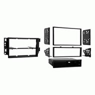 Carxtc Double or Single Din Install Car Stereo Dash Kit for a Aftermarket Radio Fits 2007-2008 Chevrolet Aveo Trim Bezel is Black