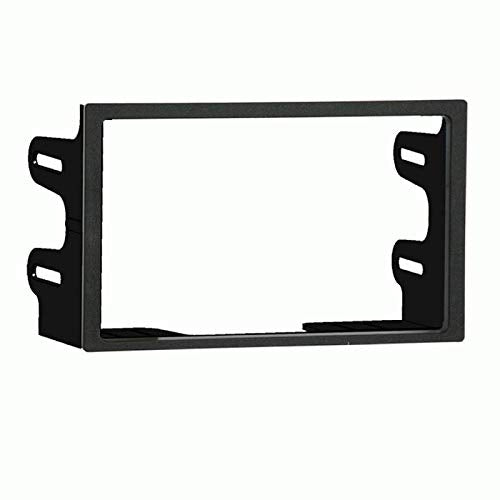 Carxtc Double Din Install Car Stereo Dash Kit for a Aftermarket Radio Fits 2002-2006 Volkswagen Golf Trim Bezel is Black