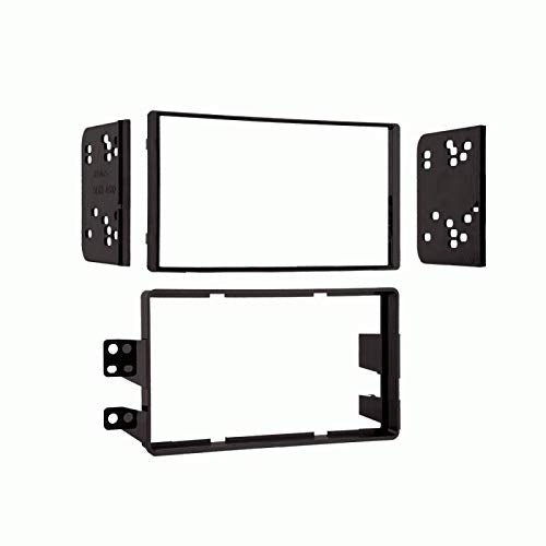 Carxtc Double Din Install Car Stereo Dash Kit for a Aftermarket Radio Fits 2008-2015 Nissan Titan S Trim, A.K.A. Base Model Trim Bezel is Black