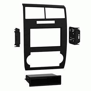 Carxtc Double or Single Din Install Car Stereo Dash Kit for a Aftermarket Radio Fits 2008-2009 Dodge Magnum Trim Bezel is Matte Black