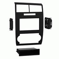 Carxtc Double or Single Din Install Car Stereo Dash Kit for a Aftermarket Radio Fits 2005-2007 Dodge Magnum Trim Bezel is Matte Black Y