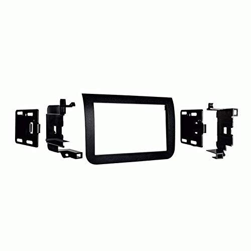 Carxtc Double Din Install Car Stereo Dash Kit for a Aftermarket Radio Fits 2014-2016 Ram ProMaster Radio Delete, Or Am/Fm Only Trim Bezel is Custom Texture Non Navigation Replacement