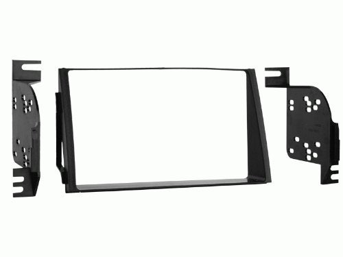 Carxtc Double Din Install Car Stereo Dash Kit for a Aftermarket Radio Fits 2006-2011 Hyundai Azera Trim Bezel is Black