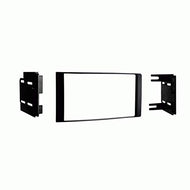 Carxtc Double Din Install Car Stereo Dash Kit for a Aftermarket Radio Fits 2014-2019 Nissan Versa Note Trim Bezel is Painted Matte Black