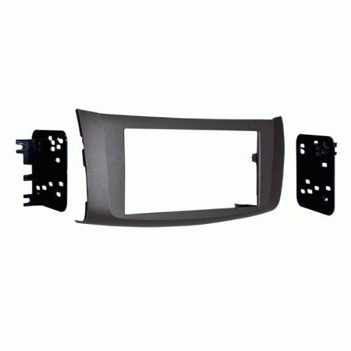 Carxtc Double Din Install Car Stereo Dash Kit for a Aftermarket Radio Fits 2013-2019 Nissan Sentra Trim Bezel is Painted Grey