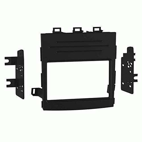 Carxtc Double Din Install Car Stereo Dash Kit for a Aftermarket Radio Fits 2019-2020 Subaru Ascent Trim Bezel is Painted Gloss Black