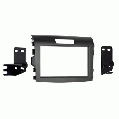 Carxtc Double Din Install Car Stereo Dash Kit for a Aftermarket Radio Fits 2012-2016 Honda CR-V Trim Bezel is Painted Charcoal