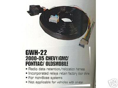 Stereo Wire Harness Chevy Avalanche 03 04 05 (car Radio Wiring Install p.