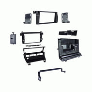 Carxtc Double Din Install Car Stereo Dash Kit for a Aftermarket Radio Fits 2001 BMW M3 5 Separate Buttons Trim Bezel is Painted Matte Black