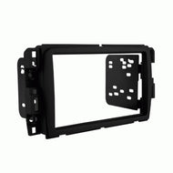 Carxtc Double Din Install Car Stereo Dash Kit for a Aftermarket Radio Fits 2013-2016 GMC Acadia Trim Bezel is Painted Matte Black