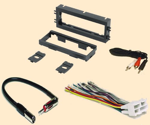 Carxtc Stereo Harness, Dash Kit, Antenna Adaptor Combo Fits Chevrolet Astro (92-95) - Beretta (92-96) - Blazer (90-91) - Caprice (91-93) - Cavalier (90-94) - Corsica (91-96) - Lumina (90-94) More