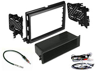 Carxtc Radio Replacement Install Package - Include Dash Kit, Steering Wheel Control, Wire Harness and Antenna Adapter. Fits Ford Listed Vehicles 2006-2016
