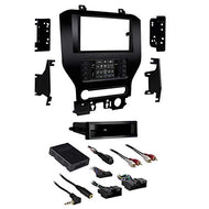 Metra 995838CH Black Turbo Premium Dash Kit with Integrated Touch 2015-Up Ford Mustang with Screen