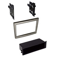 Carxtc Stereo Install Dash Double Din or Single Din Radio Fits Porsche 911 2005-2011 - Painted Silver
