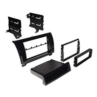 Carxtc Stereo Install Dash Kit Single and Double Din Fits Toyota Sequoia 2008-2018 Gloss Black Kit