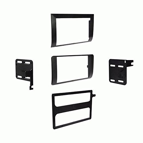 Carxtc Double Din Install Car Stereo Dash Kit for a Aftermarket Radio Fits 1997-2000 Dodge Dakota Trim Bezel is Textured Radio Trim Panel