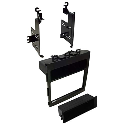 Carxtc Stereo Install Dash Double Din or Single Din Radio Fits Subaru Impreza 2017-2018 - Painted Gloss Black