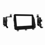 Carxtc Double Din Install Car Stereo Dash Kit for a Aftermarket Radio Fits 2014-2015 Kia Optima Trim Bezel is Painted Matte Black Non Navigation Replacement