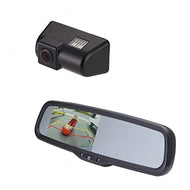 EchoMaster FTK4R FORD TRANSIT OE CUSTOM FIT CAMERA (PCAM-FT1-N) / 4.3 inch REAR CAMERA DISPLAY MIRROR (PMM-4322-COM-PL)