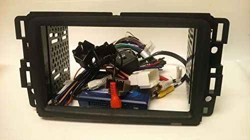 Dash kit, Wire Harness and Antenna adapters for Installing a New Double Din Radio into a 2013 2014 2015 (13, 14, 15) GMC Arcadia, Buick Enclave, Chevy Chevrolet Traverse