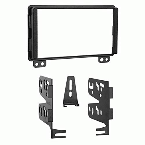 Carxtc Double Din Install Car Stereo Dash Kit for a Aftermarket Radio Fits 2003-2003 Lincoln Navigator and Aviator Trim Bezel is Black Non Navigation Replacement