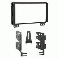 Carxtc Double Din Install Car Stereo Dash Kit for a Aftermarket Radio Fits 2001-2004 Ford Mustang Trim Bezel is Black