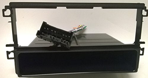 Dash kit and wire harness for installing a new Single Din Radio into a Hyundai Elantra (2001-2006), Sonata (2002-2005)