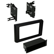 Carxtc Stereo Install Dash Kit Single and Double Din Fits Toyota Tacoma 2016-2017 Does Not Fit Base Model
