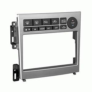 Carxtc Double Din Install Car Stereo Dash Kit for a Aftermarket Radio Fits 2005-2007 Infiniti G35 Trim Bezel is Painted SilverÂ  Non Navigation Replacement