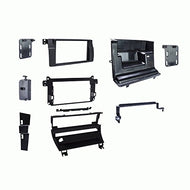 Carxtc Double Din Install Car Stereo Dash Kit for a Aftermarket Radio Fits 2006 BMW 3 Series Conv, Coupe (1 Row of Buttons) Trim Bezel is Painted Matte Black