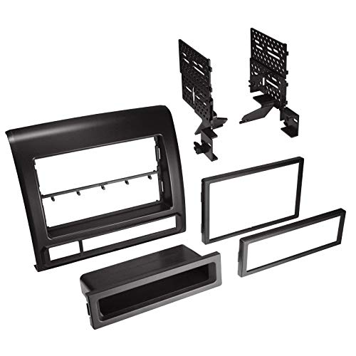 Carxtc Stereo Install Dash Kit Single and Double Din Fits Toyota Tacoma 2012-2015