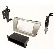 Carxtc Stereo Install Dash Kit Single and Double Din Fits Toyota Camry 2007-2011 Painted Silver