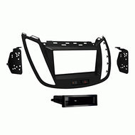 Carxtc Double or Single Din Install Car Stereo Dash Kit for a Aftermarket Radio Fits 2020 Ford Escape S Trim Trim Bezel is Matte Black