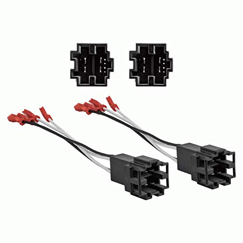 Carxtc Speaker Connection Plugs for Replacing Factory Front Door 5.25 Inch Speakers. Fits Honda Civic 2001-2005 Coupe, Sedan