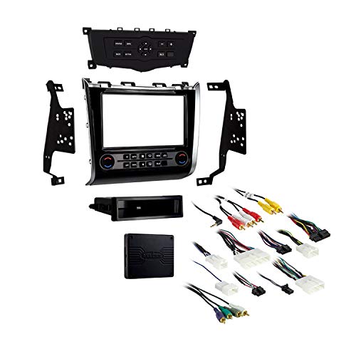 Metra 99-7627HG Single/Double DIN Dash Kit for Select 2013- Nissan Pathfinder Vehicles (Black)