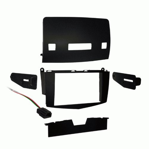 Carxtc Double Din Install Car Stereo Dash Kit for a Aftermarket Radio Fits 2008-2011 Mercedes C-Class Trim Bezel is Black