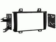 Carxtc Double Din Install Car Stereo Dash Kit for a Aftermarket Radio Fits 2009-2010 Pontiac Vibe Trim Bezel is Painted Matte Black