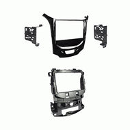Carxtc Double Din Install Car Stereo Dash Kit for a Aftermarket Radio Fits 2019 Chevy Cruze, Cruze Hatchback Trim Bezel is High Gloss Finish