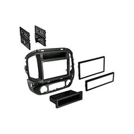Carxtc Stereo Install Dash Double Din or Single Din Radio Fits Chevrolet Colorado 2015-2018 (Kit Require Dash Modification)