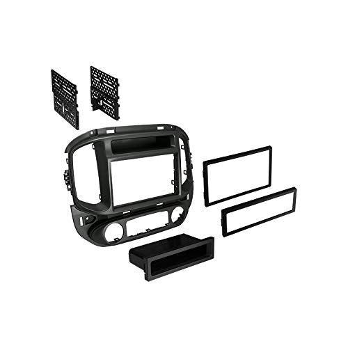 Carxtc Stereo Install Dash Double Din or Single Din Radio Fits Gmc Canyon 2015-2018 (Kit Require Dash Modification)