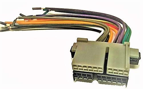 Factory Radio Replacement Wires That Plug into The Original Radio from a Chevrolet, Corsica, 1991, 1992, 1993, 1994, 1995, 1996