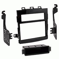 Carxtc Double Din Install Car Stereo Dash Kit for a Aftermarket Radio Fits 2017-2019 Subaru Impreza Trim Bezel is Painted High Gloss Black