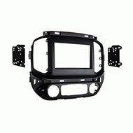 Carxtc Double Din Install Car Stereo Dash Kit for a Aftermarket Radio Fits 2015-2018 Chevy Colorado Trim Bezel is Painted Gunmetal Gray